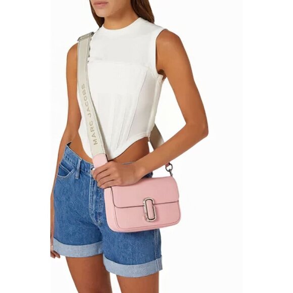 Marc Jacobs Women's The J Marc Classic Crossbody Shoulder Bag Quartz Pink OS - Picture 15 of 16